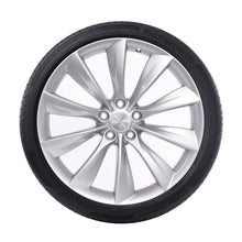 Load image into Gallery viewer, 21" Turbine Wheel and Tire Package - Silver